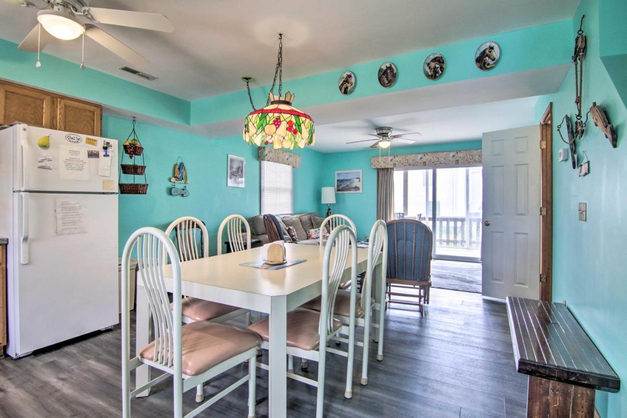 Chincoteague Townhome With Pony Views From Deck! 외부 사진