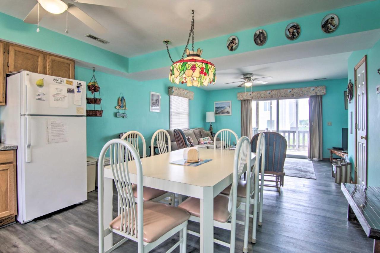 Chincoteague Townhome With Pony Views From Deck! 외부 사진